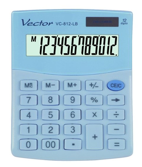 Kalkulator Vector KAV VC-812 LB Kalkulator Vector KAV VC-812 LB