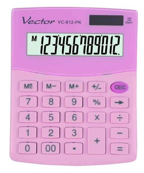 Kalkulator Vector KAV VC-812 PK Kalkulator Vector KAV VC-812 PK