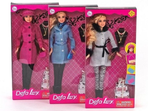 Lalka 29cm w płaszczu MIX Lalka 29cm w płaszczu MIX