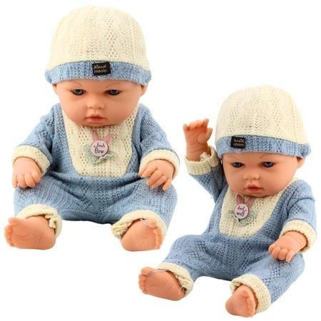 Lalka bobas w niebieskim wdzianku Lalka bobas w niebieskim wdzianku