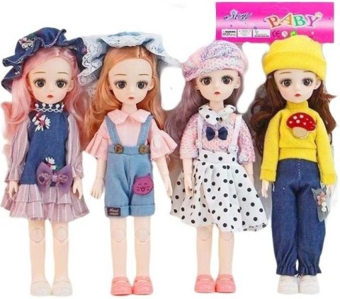 Lalka stylowa zginane ręce i nogi 29cm MIX Lalka stylowa zginane ręce i nogi 29cm MIX