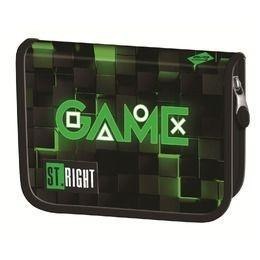 Piórnik dwuklapkowy bez wyposażenia Green Game