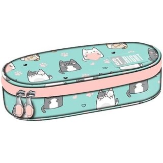 Piórnik saszetka z wewnętrzną klapką Charming Cats