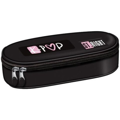 Piórnik saszetka z wewnętrzną klapką Pink K-Pop