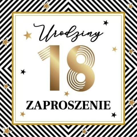 Zaproszęnie Urodziny (10szt) Zaproszęnie Urodziny (10szt)