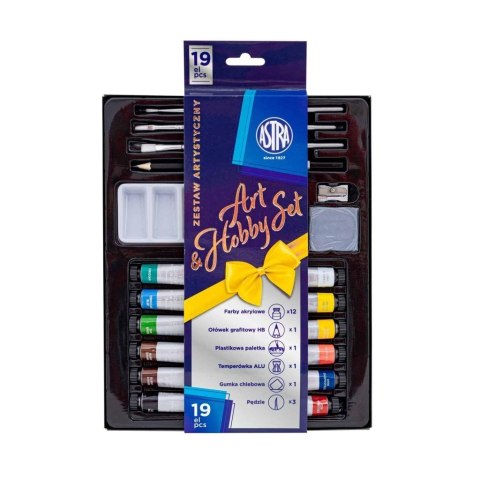 Zestaw artystyczny Astra Art&Hobby 19el Zestaw artystyczny Astra Art&Hobby 19el