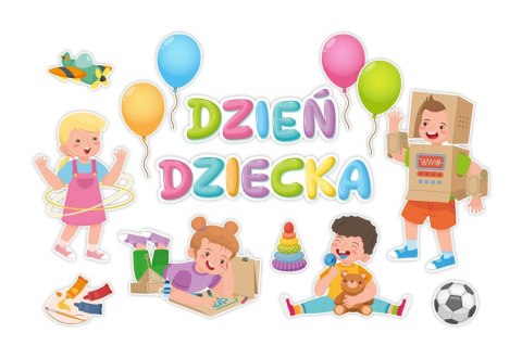 Dekoracja okolicznościowa Dzień Dziecka 14el Dekoracja okolicznościowa Dzień Dziecka 14el