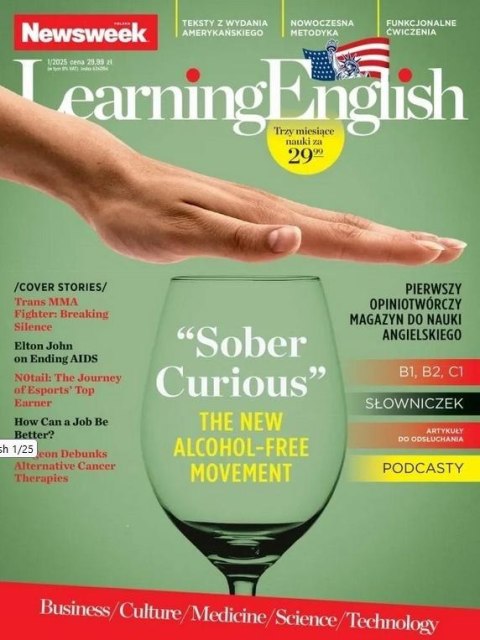 Newsweek Learning English 1/2025 Sober Courious... Newsweek Learning English 1/2025 Sober Courious...