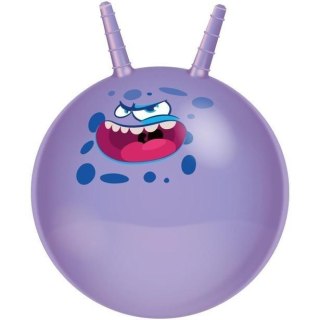 Piłka do skakania z rogami fioletowa 45cm