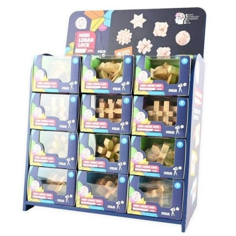Puzzle drewniane IQ łamigłówki MIX Puzzle drewniane IQ łamigłówki MIX