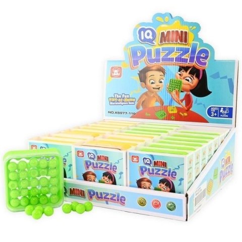 Puzzle mini łamigłówka IQ Kulki MIX Puzzle mini łamigłówka IQ Kulki MIX