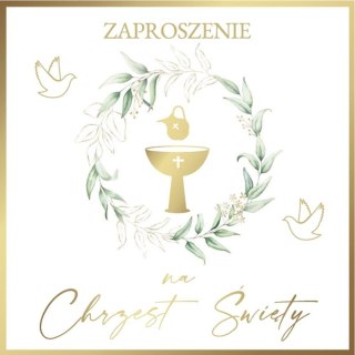 Zaproszenie Chrzest (10szt)