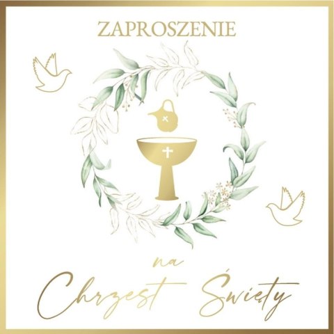 Zaproszenie Chrzest (10szt) Zaproszenie Chrzest (10szt)