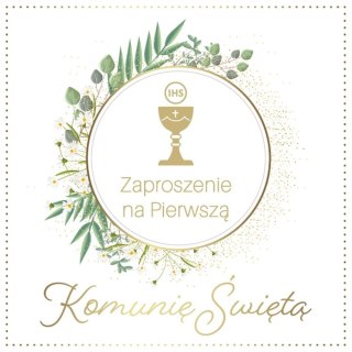Zaproszenie Komunia (10szt)
