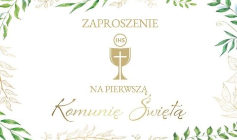 Zaproszenie Komunia (10szt) Zaproszenie Komunia (10szt)
