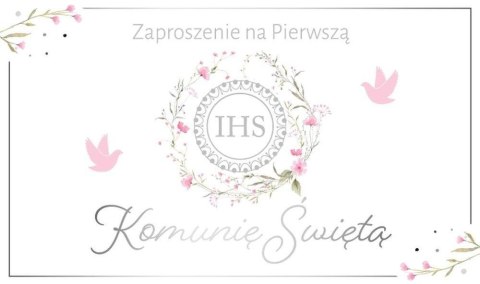 Zaproszenie Komunia (10szt) Zaproszenie Komunia (10szt)