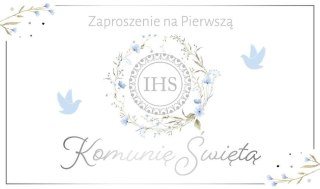 Zaproszenie Komunia (10szt)