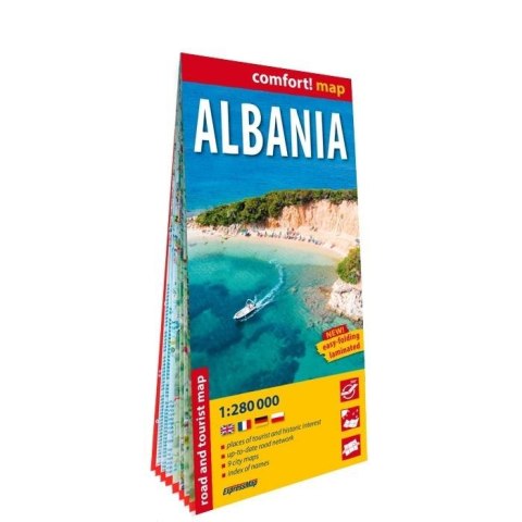 Comfort map Albania 1:280 000 Comfort map Albania 1:280 000