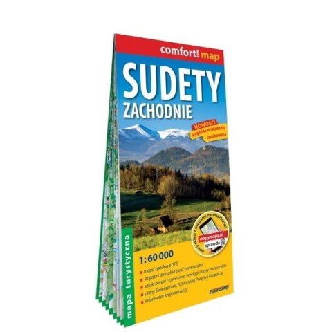 Comfort! map Sudety Zachodnie 1:60 000 w.2025 Comfort! map Sudety Zachodnie 1:60 000 w.2025