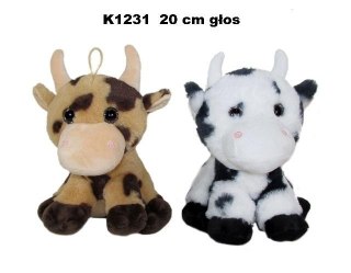 Krowa z głosem 20cm MIX