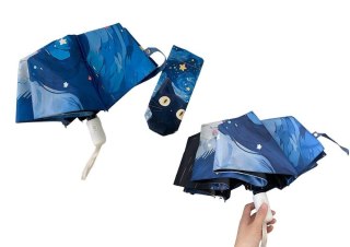 Parasol składany Kot niebieski