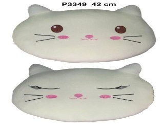 Poduszka kot kremowa 42cm MIX