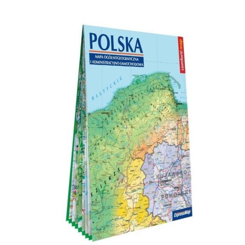 Polska - mapa ogólnogeograficzna 1:1 000 000 (XXL) Polska - mapa ogólnogeograficzna 1:1 000 000 (XXL)