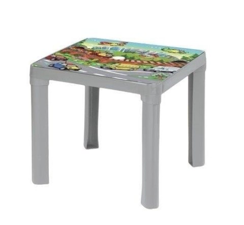 Stolik plastikowy pastel szary Stolik plastikowy pastel szary