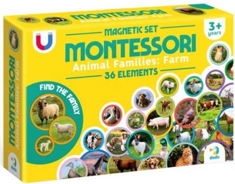 Zestaw magnetyczny Montessori Zwierzęta na farmie Zestaw magnetyczny Montessori Zwierzęta na farmie