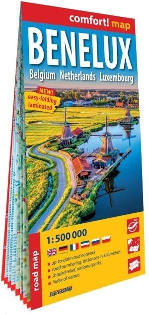 Comfort!map Benelux. Belgia, Holandia, Luksemburg Comfort!map Benelux. Belgia, Holandia, Luksemburg