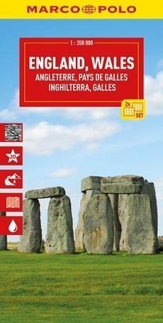 Mapa drogowa Anglia, Walia 1:350 000 Mapa drogowa Anglia, Walia 1:350 000