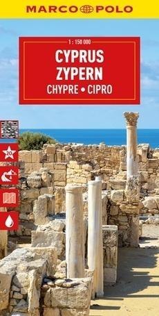 Mapa drogowa Cypr 1:150 000 Mapa drogowa Cypr 1:150 000