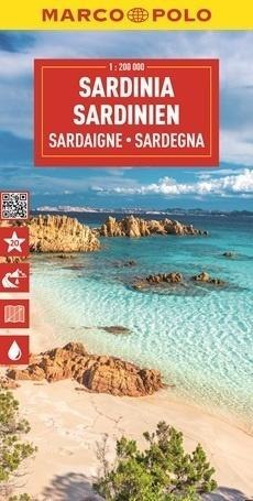Mapa drogowa Sardynia 1:300 000 Mapa drogowa Sardynia 1:300 000