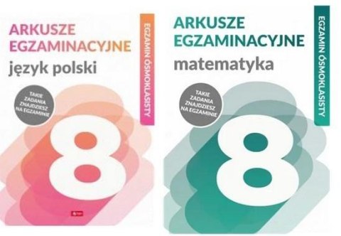Pakiet: Arkusze egzaminacyjne SP 8 Pakiet: Arkusze egzaminacyjne SP 8