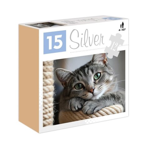 Puzzle 12 Kot Silver ALEX Puzzle 12 Kot Silver ALEX