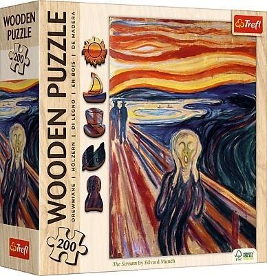 Puzzle drewniane 200 Krzyk TREFL Puzzle drewniane 200 Krzyk TREFL