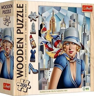 Puzzle drewniane 200 Lato w Mieście TREFL Puzzle drewniane 200 Lato w Mieście TREFL