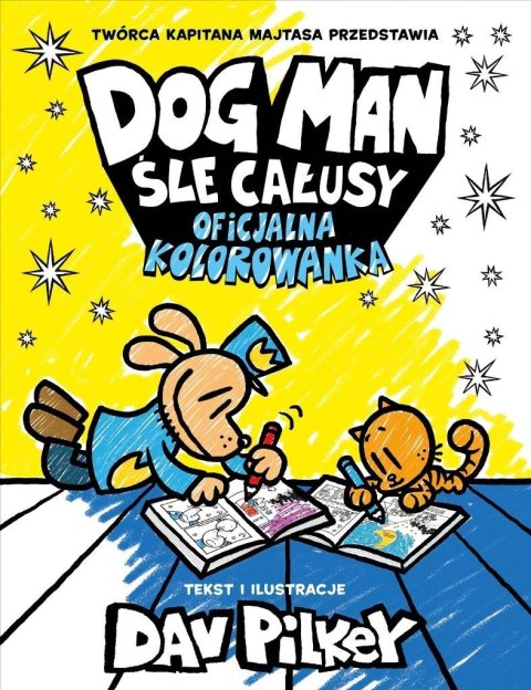 Dogman śle całusy. Oficjalna kolorowanka Dogman śle całusy. Oficjalna kolorowanka