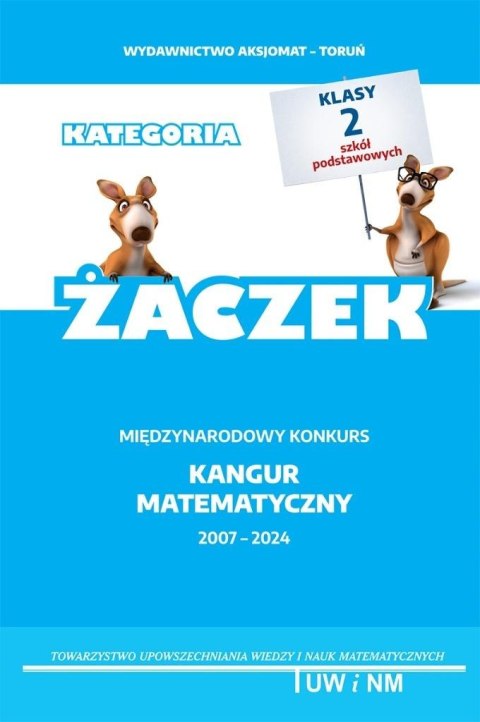 Matematyka z wesołym kangurem kat. Żaczek 2024 Matematyka z wesołym kangurem kat. Żaczek 2024