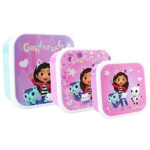 Śniadaniówka Snack Box 3w1 Koci Domek Gaby Śniadaniówka Snack Box 3w1 Koci Domek Gaby