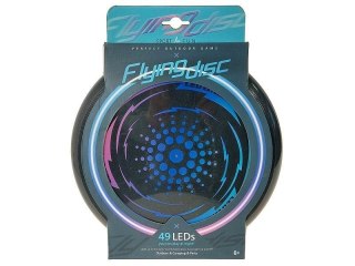 Dysk latający 27cm z akumulatorem światło 49 LEDs