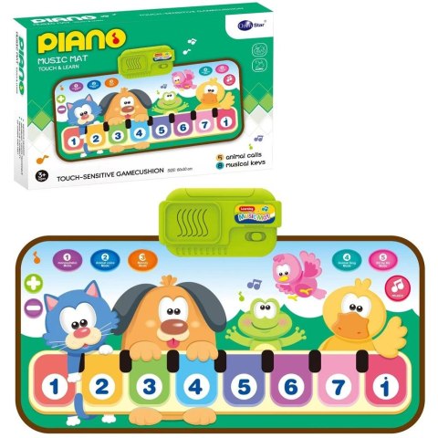 Mata muzyczna pianinko zwierzęta Mata muzyczna pianinko zwierzęta