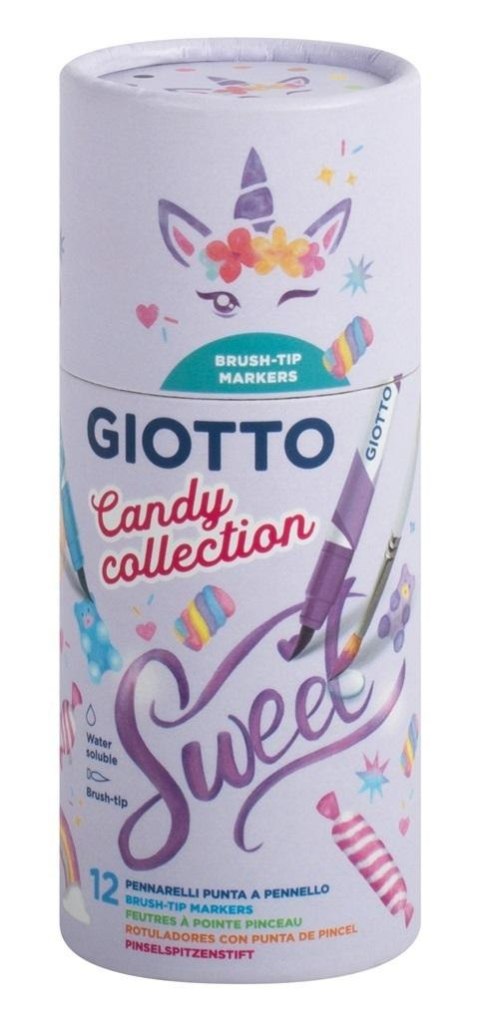 Pisaki Turbo Soft Brush Candy Collection 12 kol Pisaki Turbo Soft Brush Candy Collection 12 kol