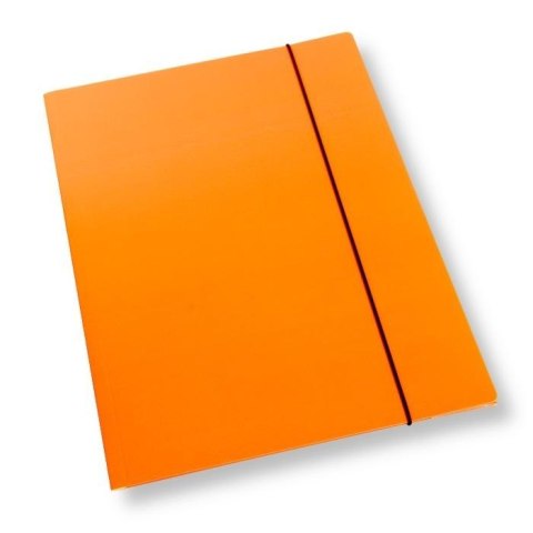 Teczka A4 z gumką lakier pomarańcz. 350gsm (10szt) Teczka A4 z gumką lakier pomarańcz. 350gsm (10szt)