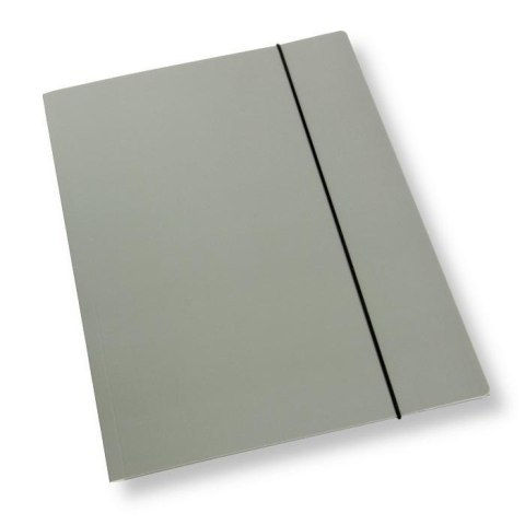 Teczka A4 z gumką lakier szara 350gsm (10szt) Teczka A4 z gumką lakier szara 350gsm (10szt)