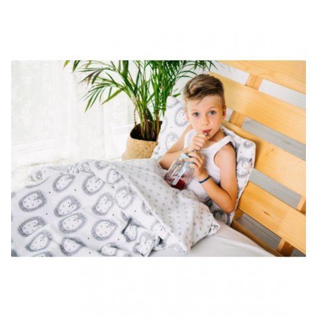 Komplet pościeli z wypełnieniem 80x100cm jeżyki Komplet pościeli z wypełnieniem 80x100cm jeżyki