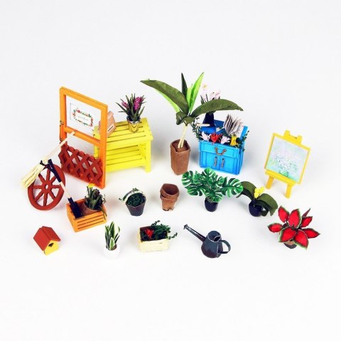ROBOTIME Folding Wooden LED Model - Greenhouse