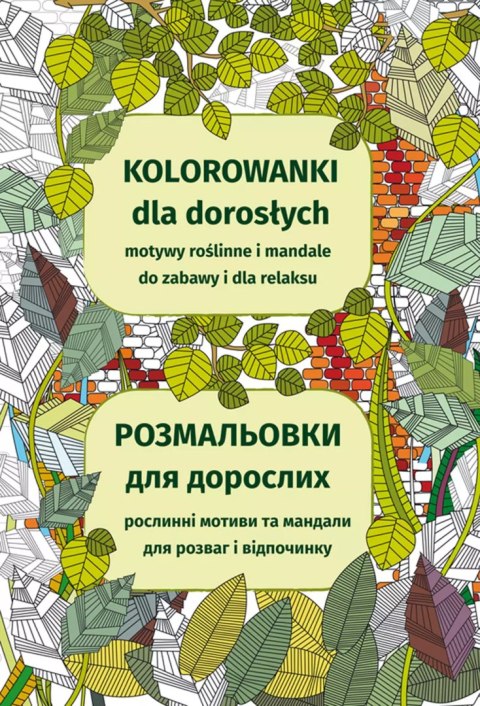 Kolorowanki dla dorosłych. Motywy roślinne i mandale do zabawy i dla relaksu Kolorowanki dla dorosłych. Motywy roślinne i mandale do zabawy i dla relaksu