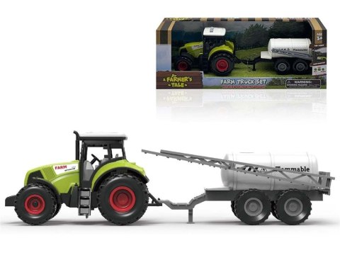 Traktor z przyczepą ze światłem i dźwiękiem Traktor z przyczepą ze światłem i dźwiękiem