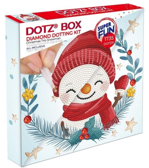 Diamond Dotz Box - Christmas Trio Snowman Diamond Dotz Box - Christmas Trio Snowman